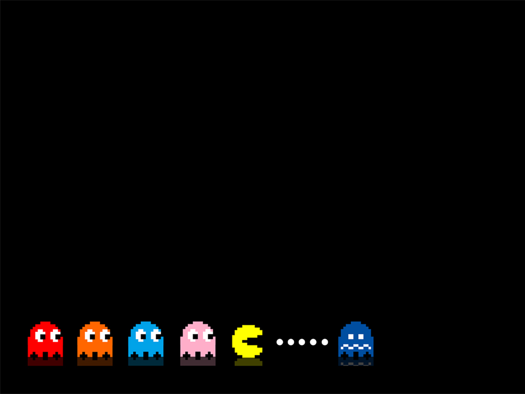 8Bit Pacman Wallpaper