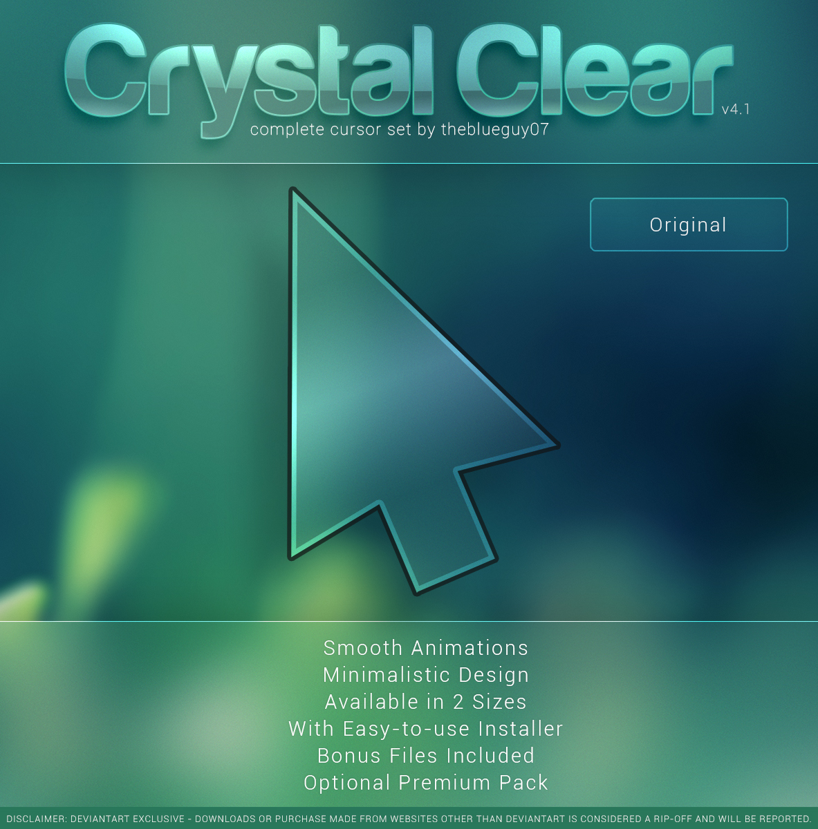 Crystal Clear Cursor Pack