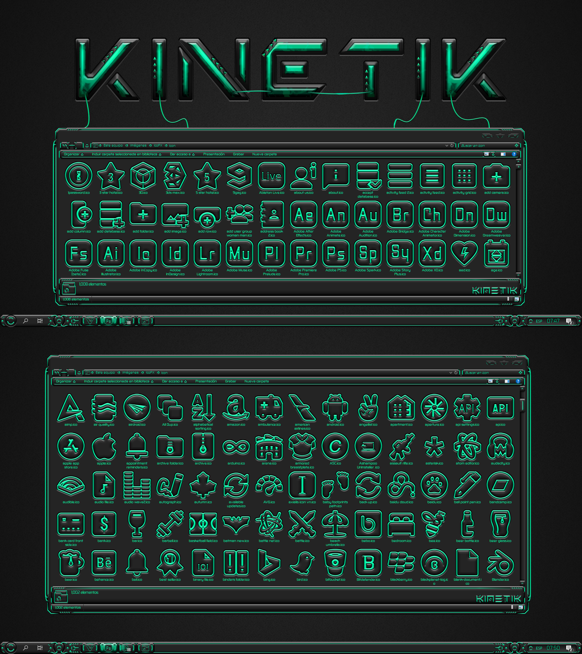 Kinetik Icons