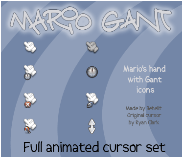 Mario Gant Cursor Pack