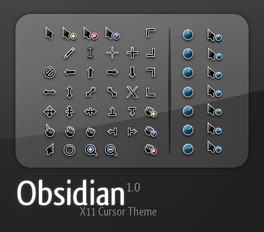 Obsidian Cursor Pack