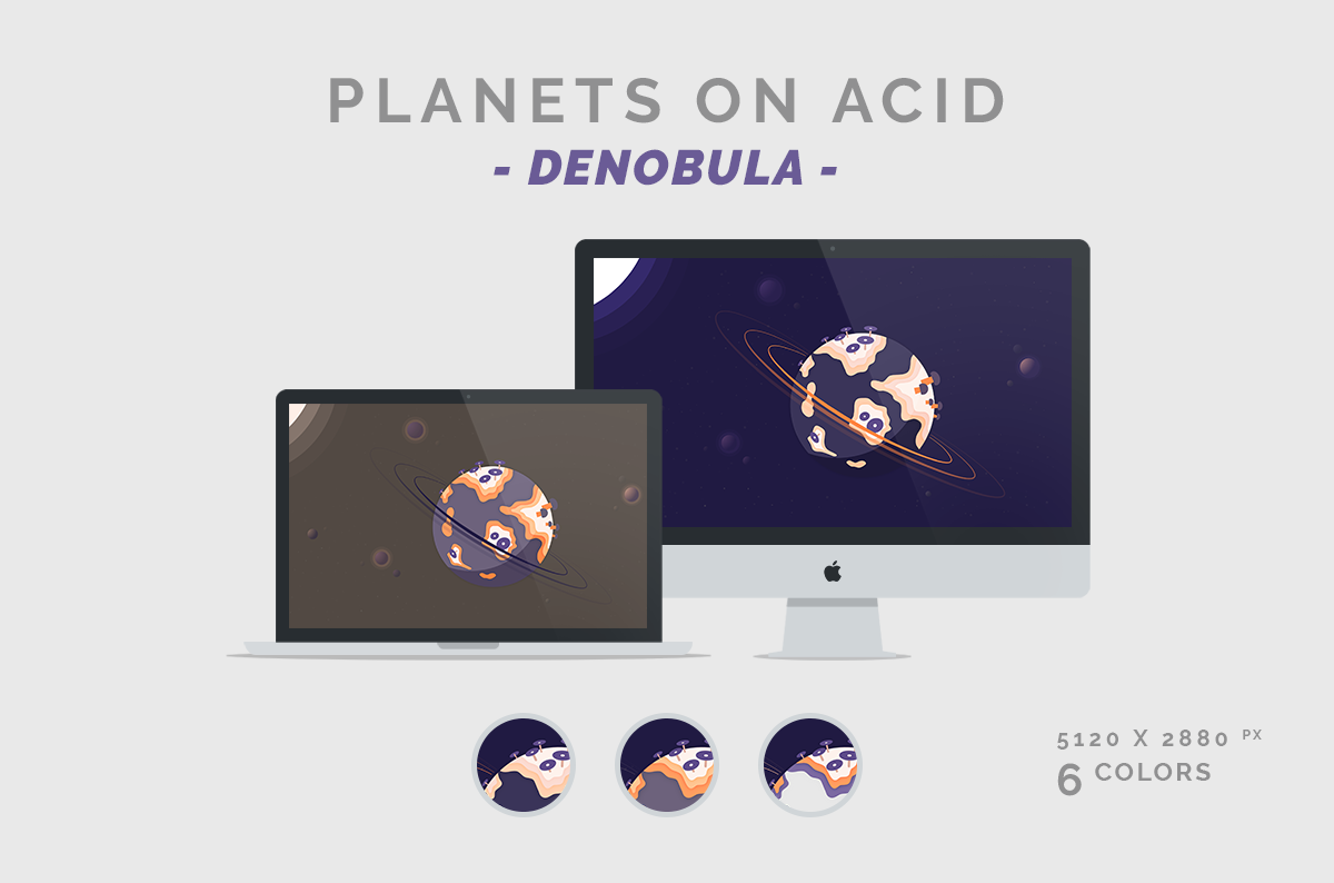Planets on Acid 'DENOBULA' Wallpaper
