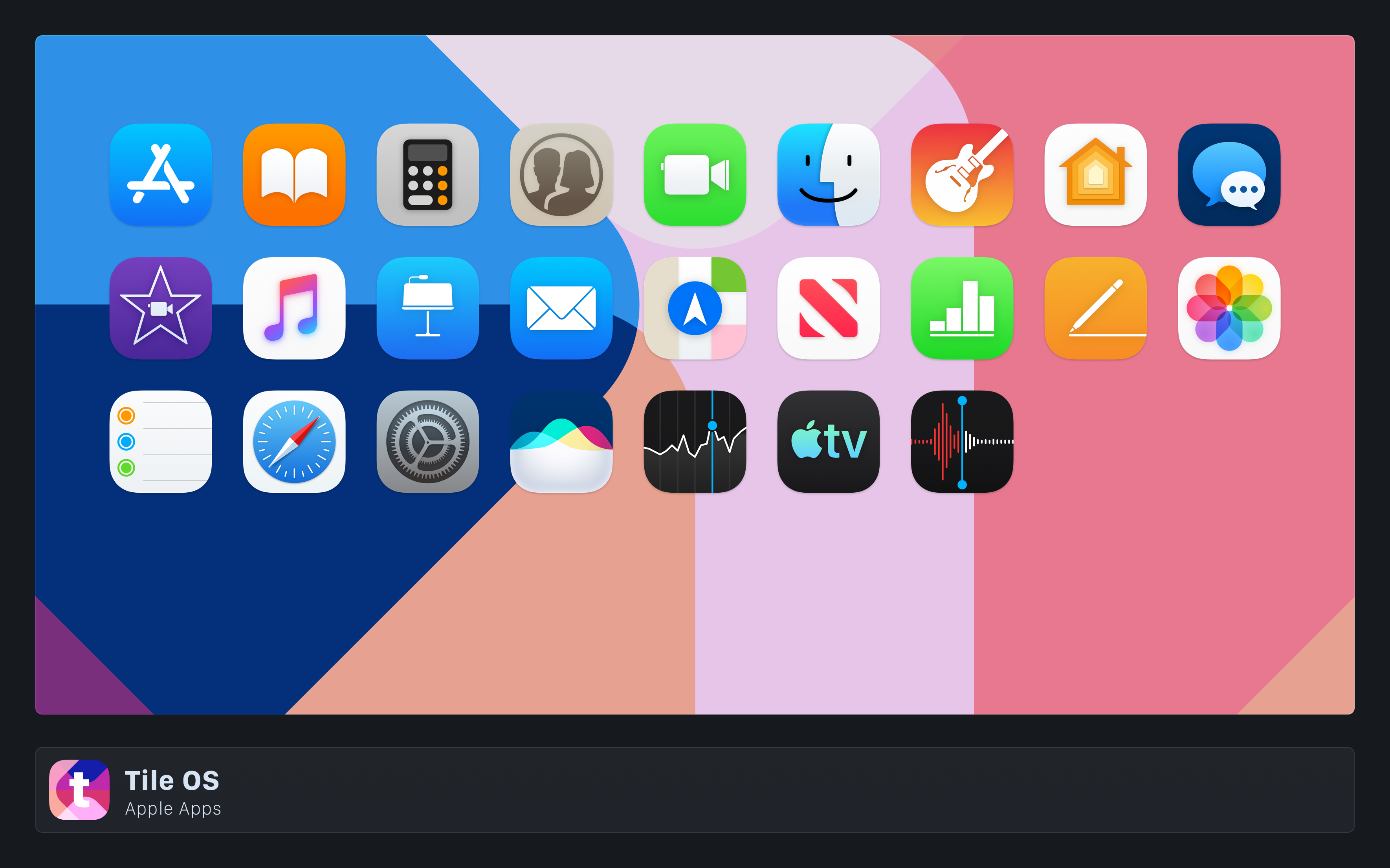 Tile OS - Part 1: Apple Apps Icons