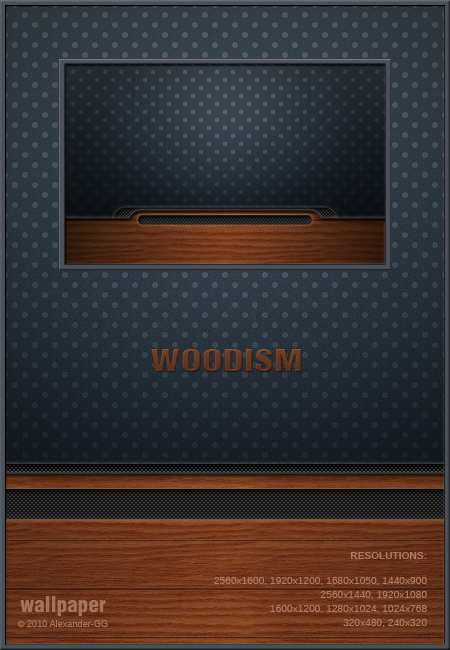Woodism Evo Wallpaper