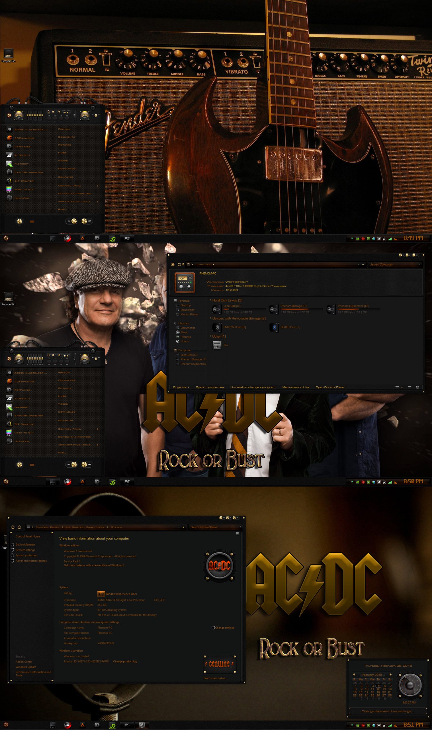 AC/DC for Windows 10 - Enable Windows Theme Customization