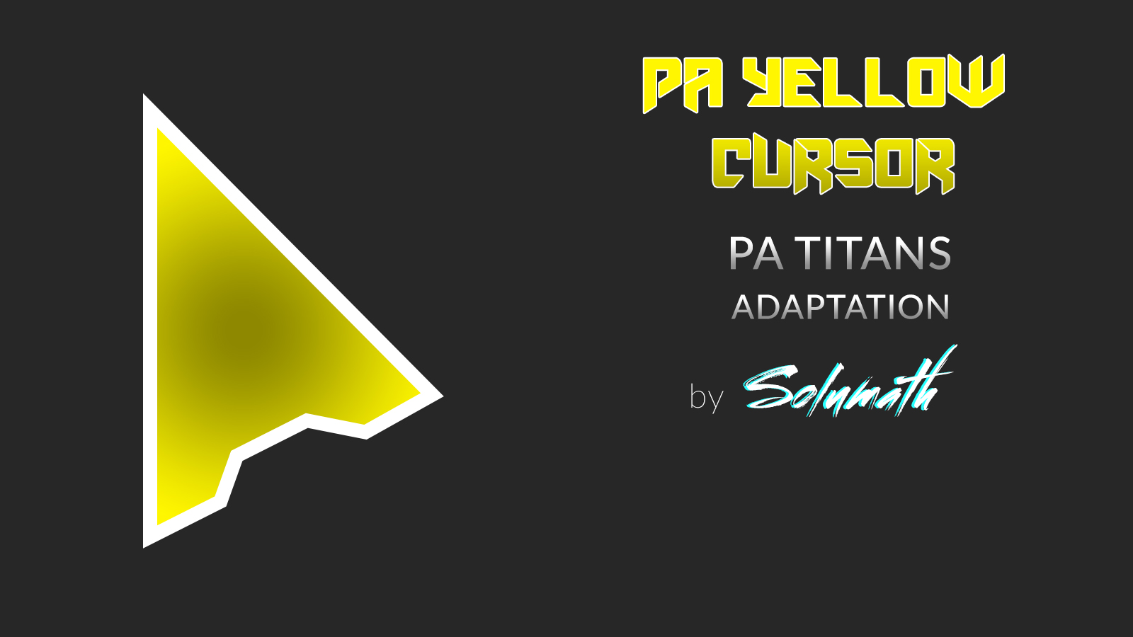 PA Yellow Cursor Pack – Enable Windows Theme Customization