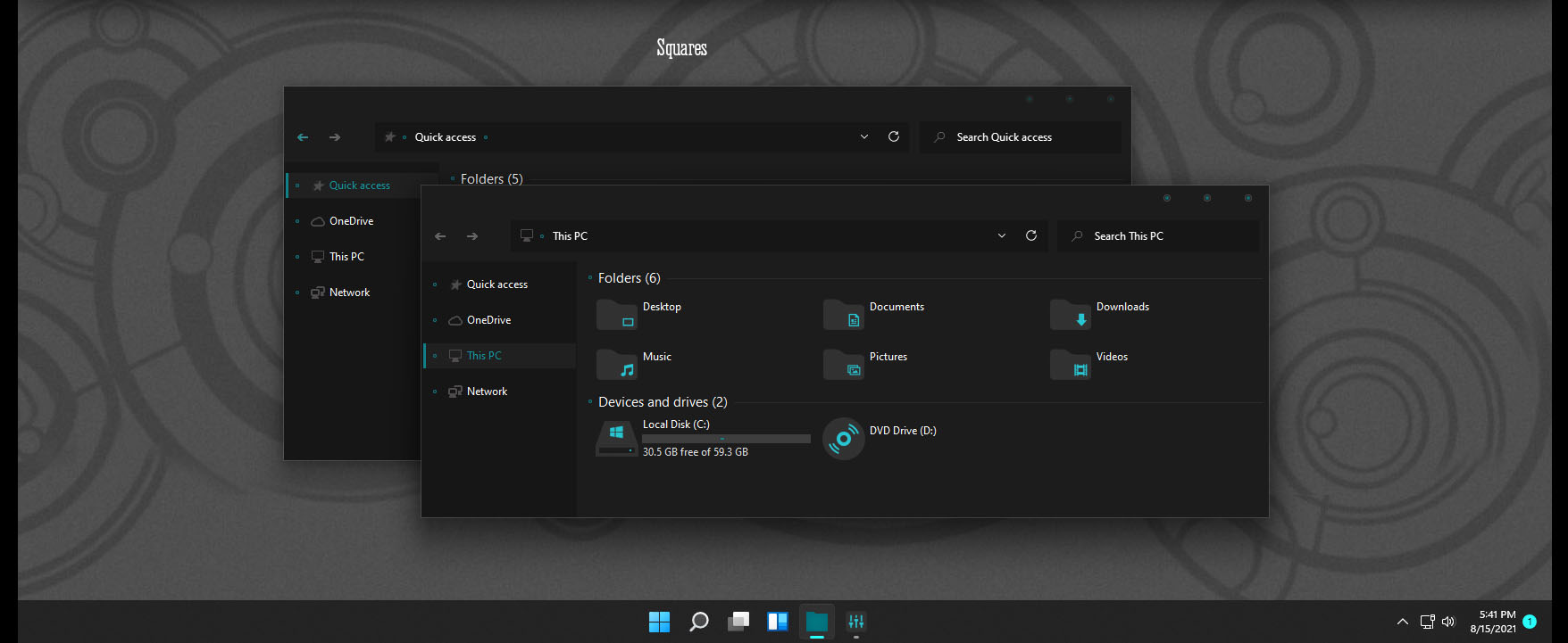 After Dark Cyan v6 Theme for Windows 11 – Enable Windows Theme ...