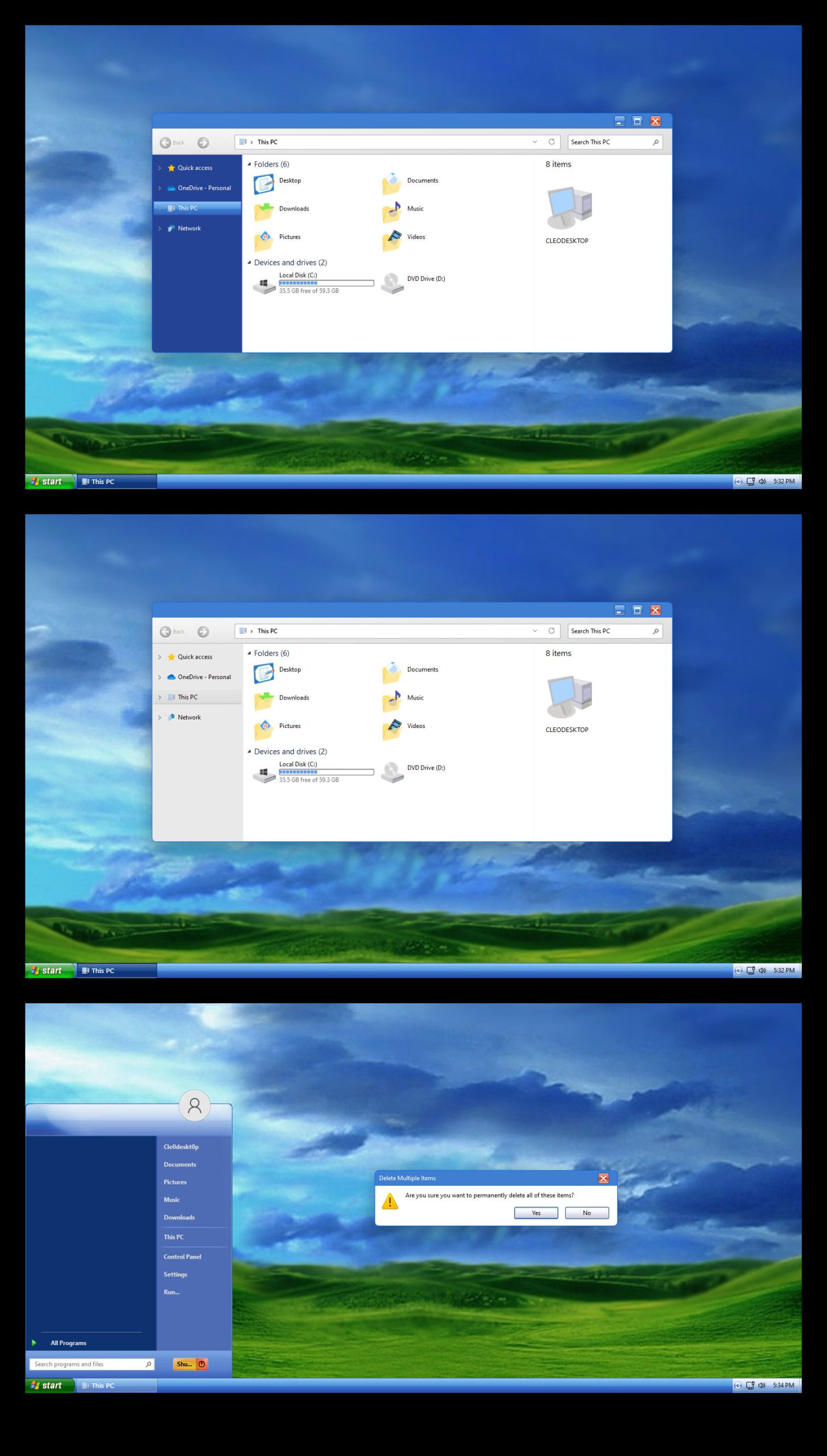 Windows XP Royale v2 Theme for Windows 11 - Enable Windows Theme ...