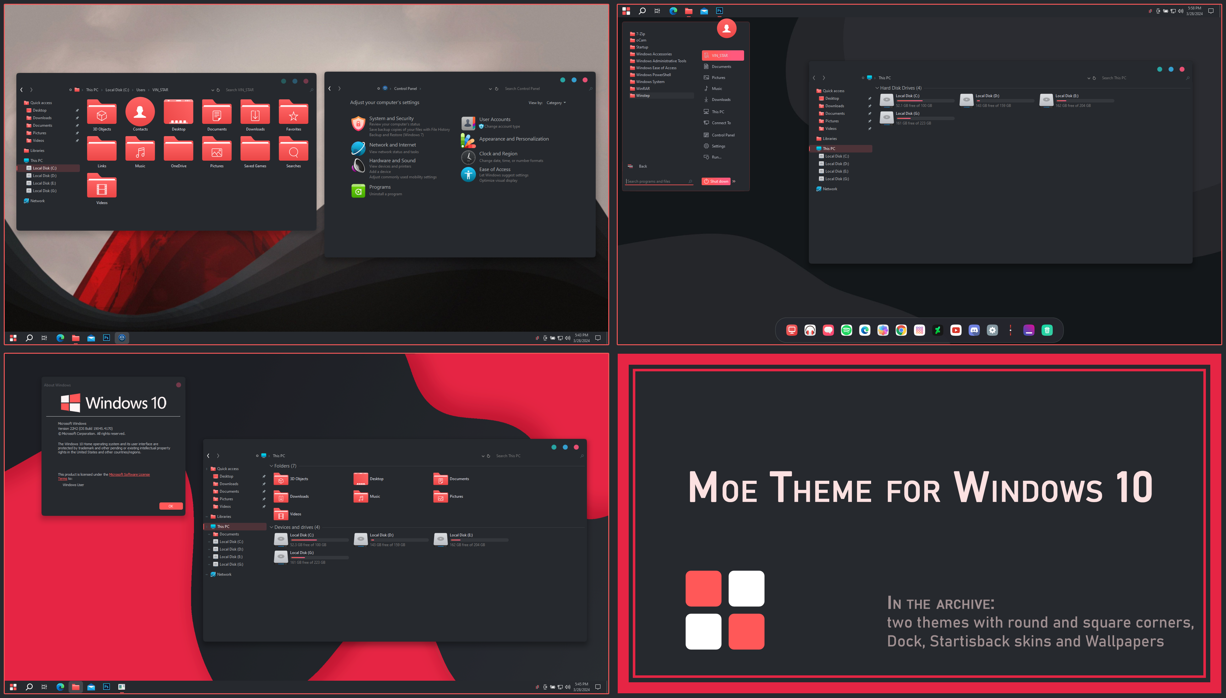 Moe Theme for Windows 10 – Enable Windows Theme Customization