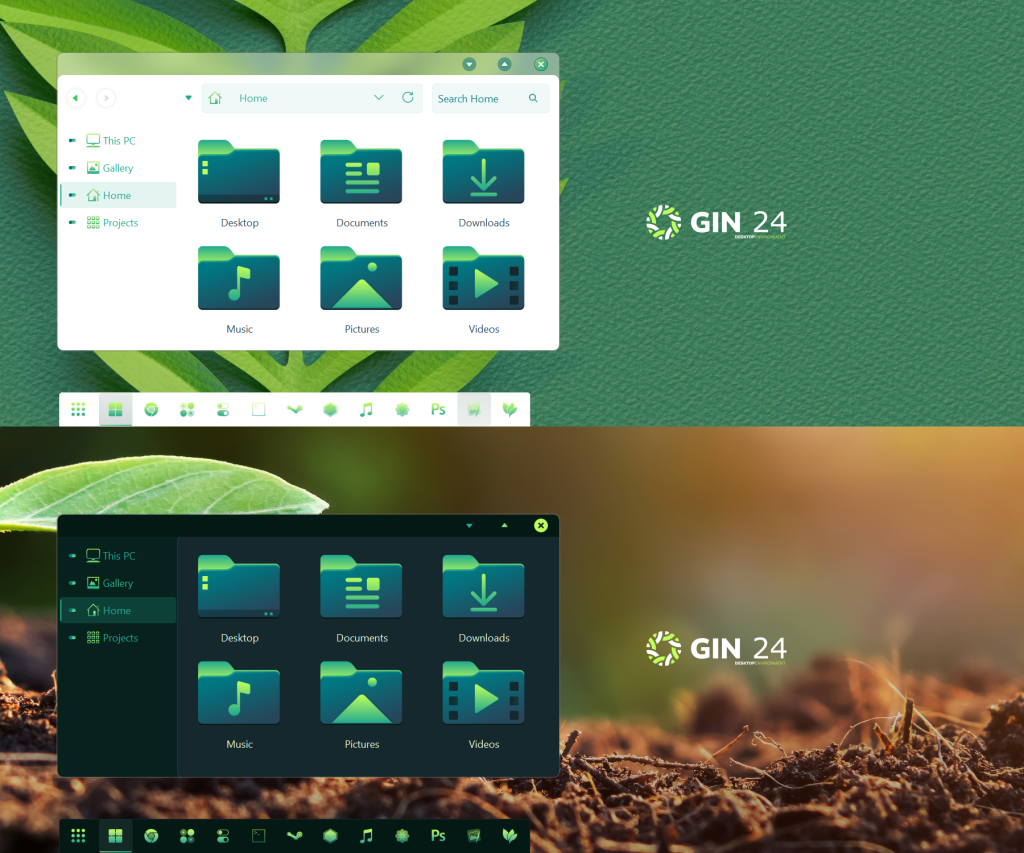 GIN 24 IconPack 7TSP - Enable Windows Theme Customization