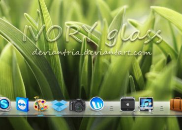 IVORY glass for RocketDock