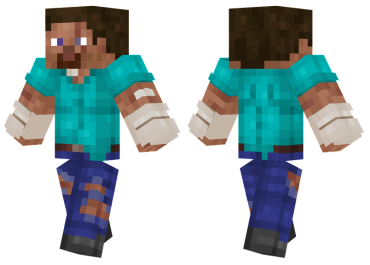 Scarred Steve for Minecraft