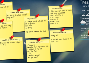 Sticky Notes for Xwidget