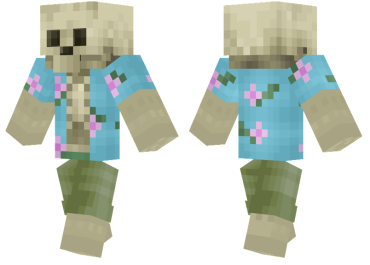 Summer Skeleton for Minecraft