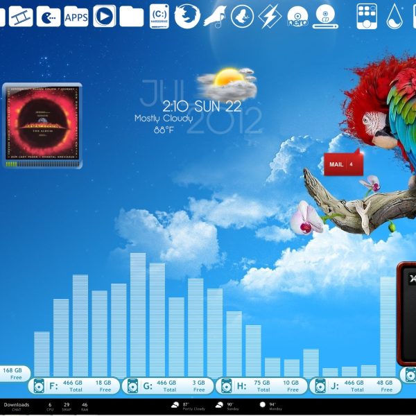 Tropical_Breeze_Desktop_for_Rainmeter